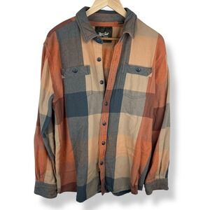 Howler Bros Mens Large Plaid Flannel Shirt Campcore Outdoors Hiking Gorpcore